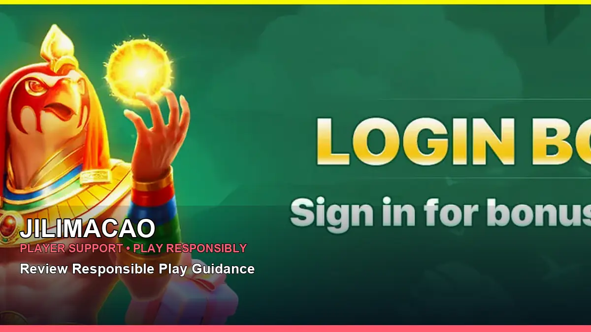JILIMACAO player support and responsible gaming guide for Philippine players
